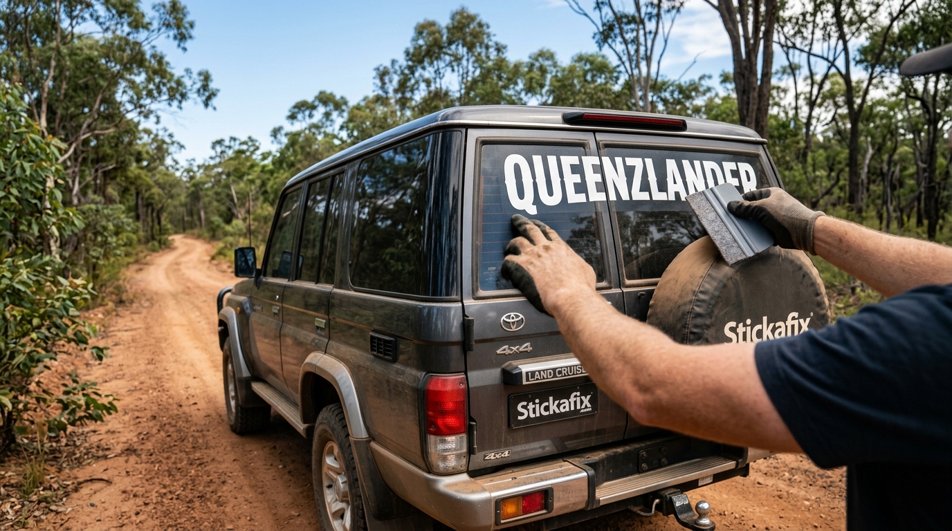 Queenzlander Stickers: Queensland Pride Car Decals, Designs & Installation