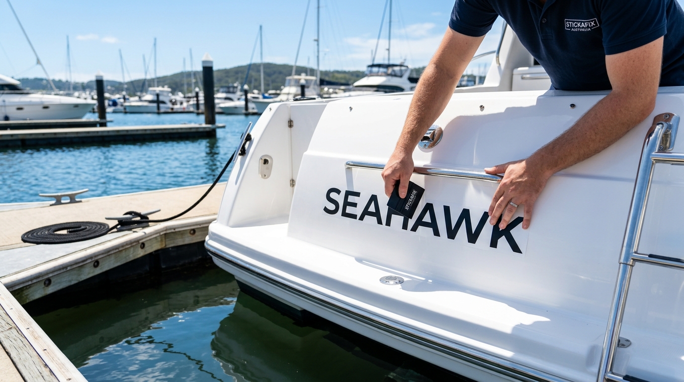 Custom Boat Name Stickers: A Guide to Design, Materials, and Installation