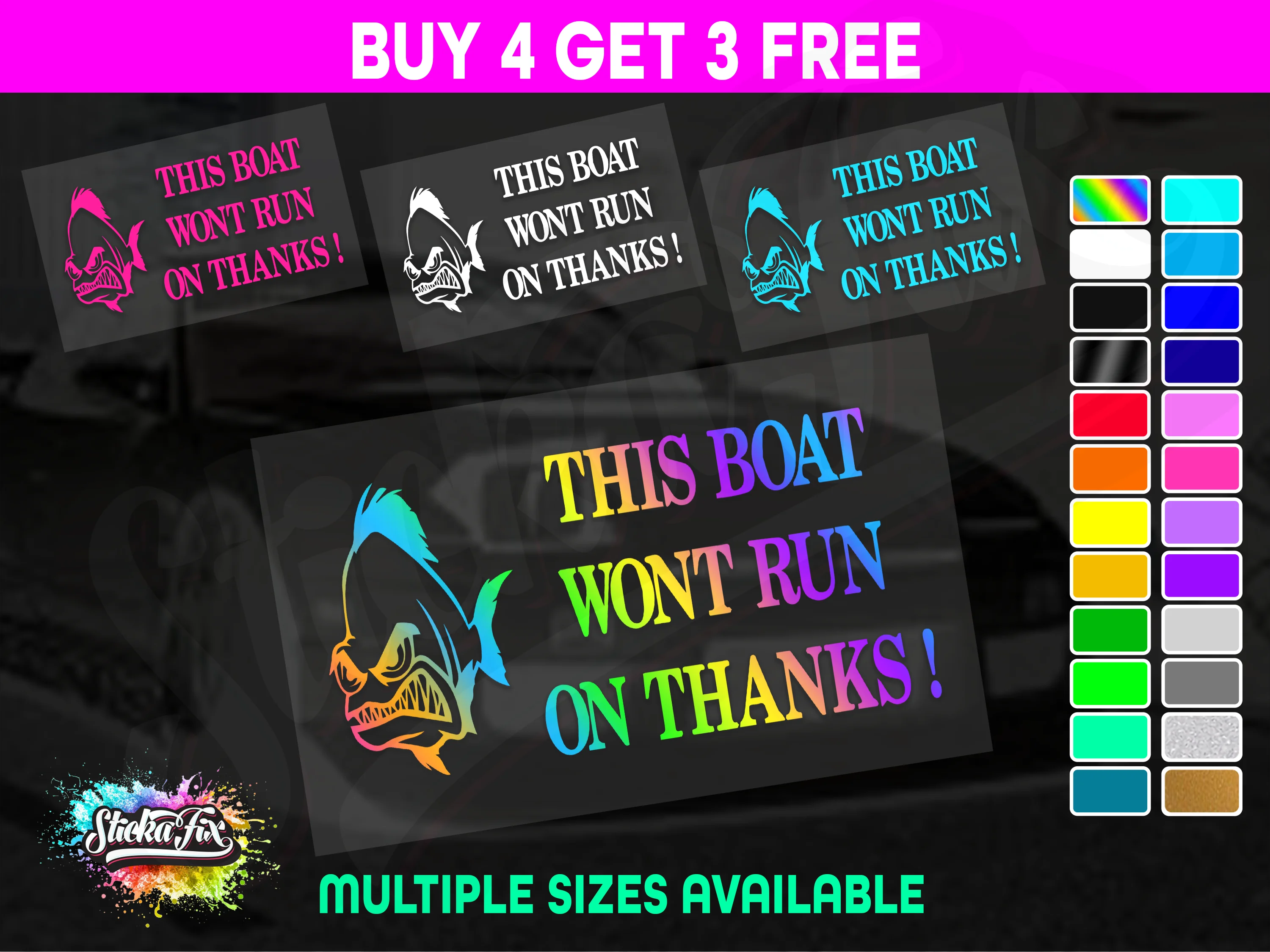 This Boat Wont Run On Thanks