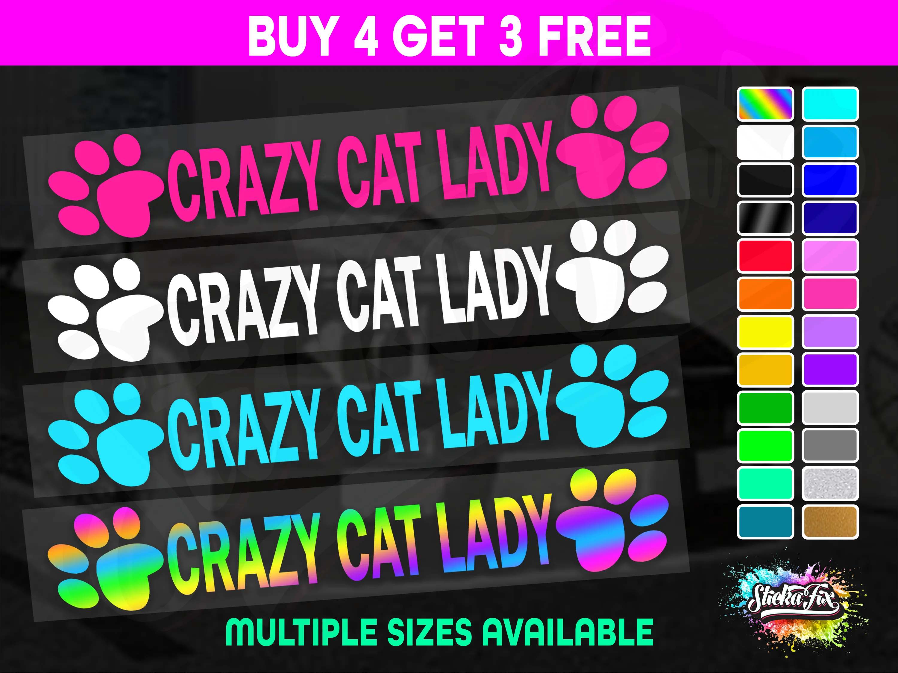 Crazy Cat Lady Paws