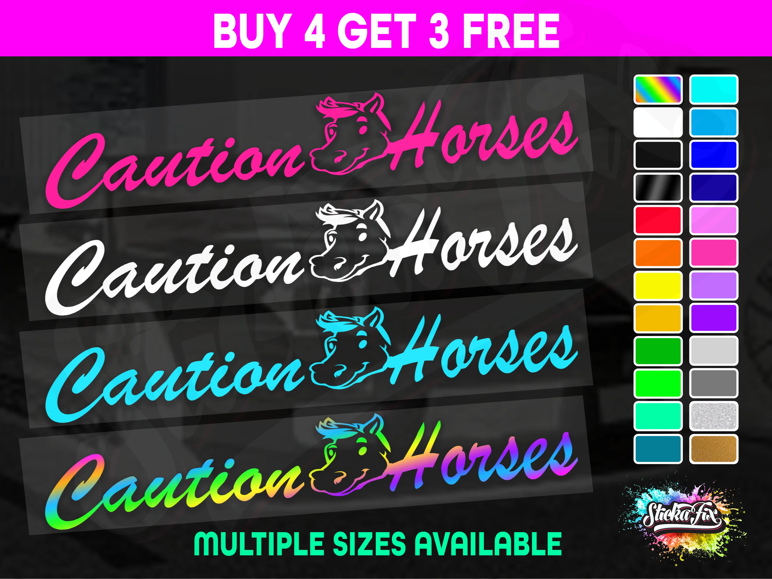 Caution Horses