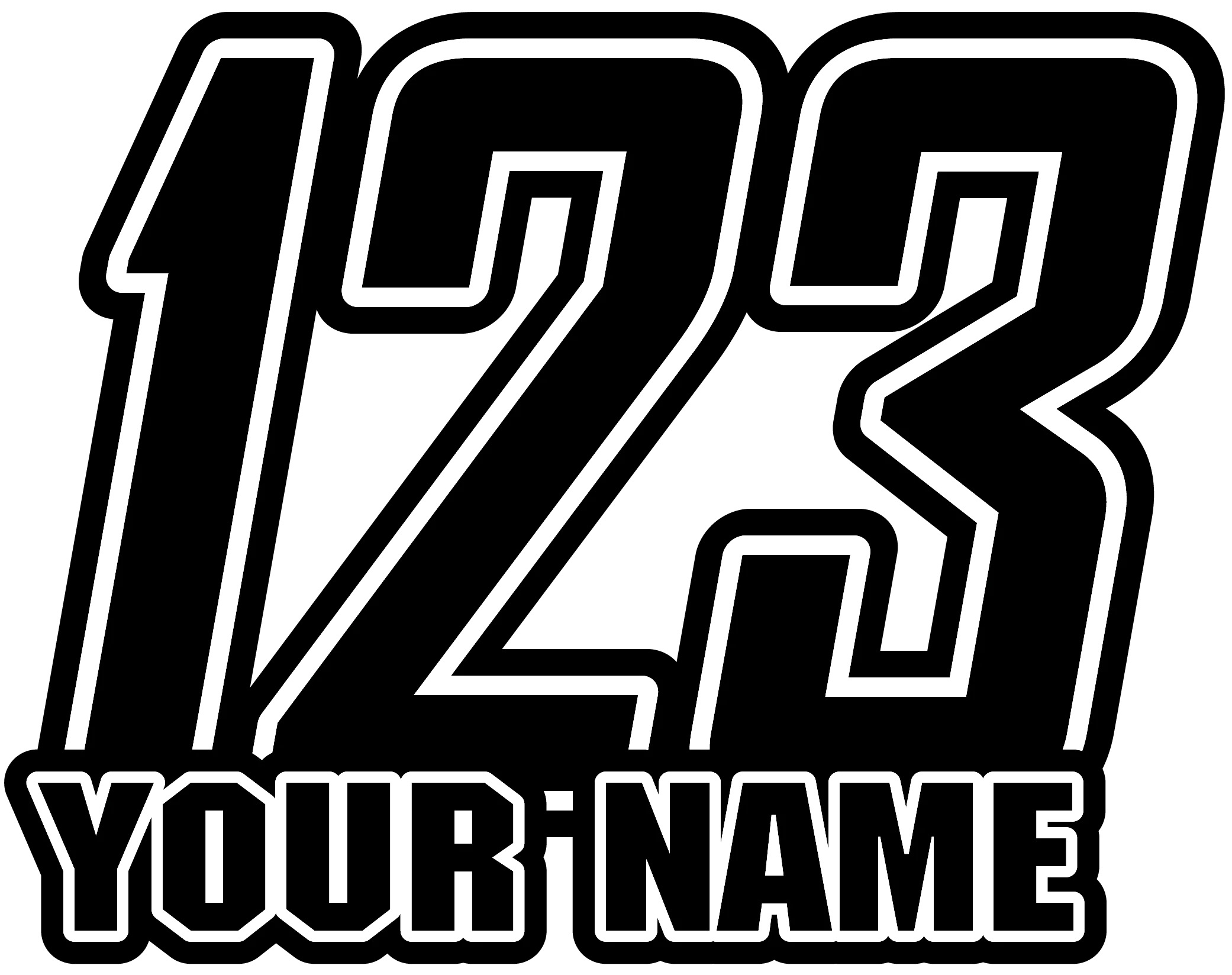 CUSTOM MX Race Number