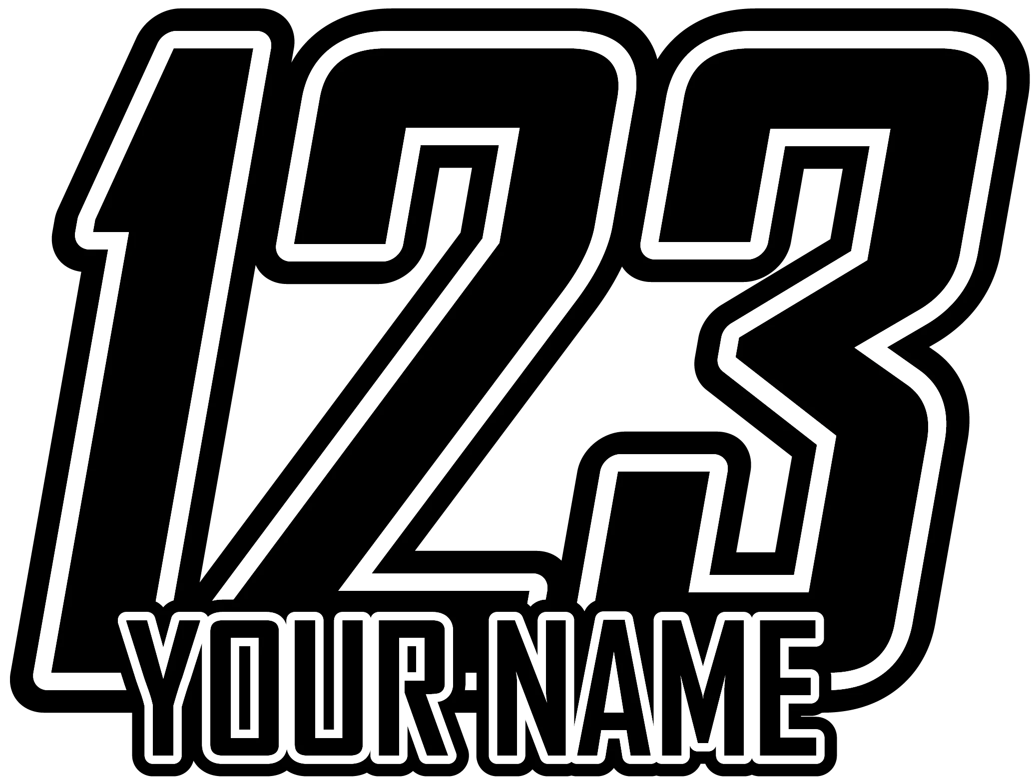 CUSTOM MX Race Number