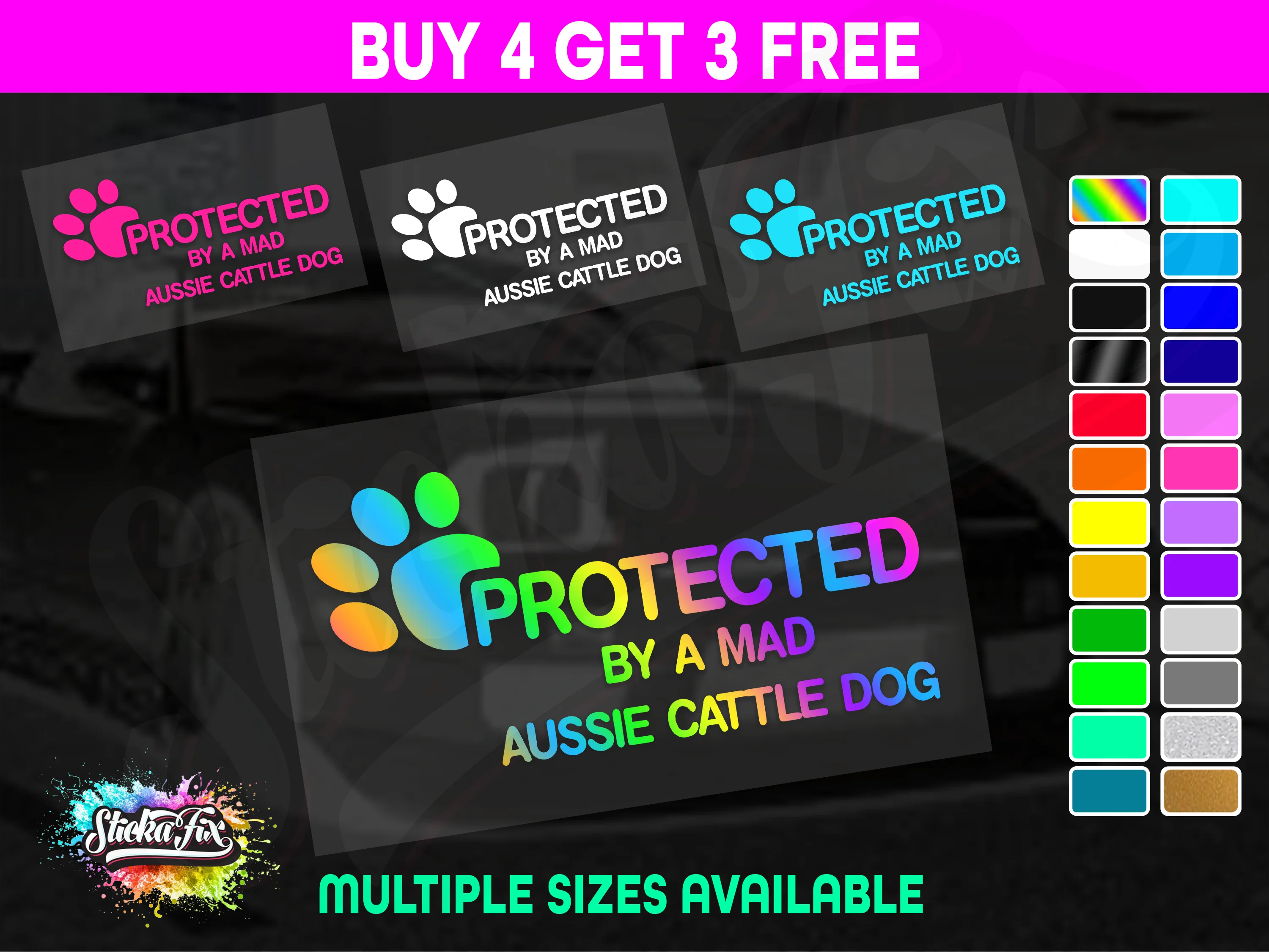 Protected By A Mad Cattle Dog