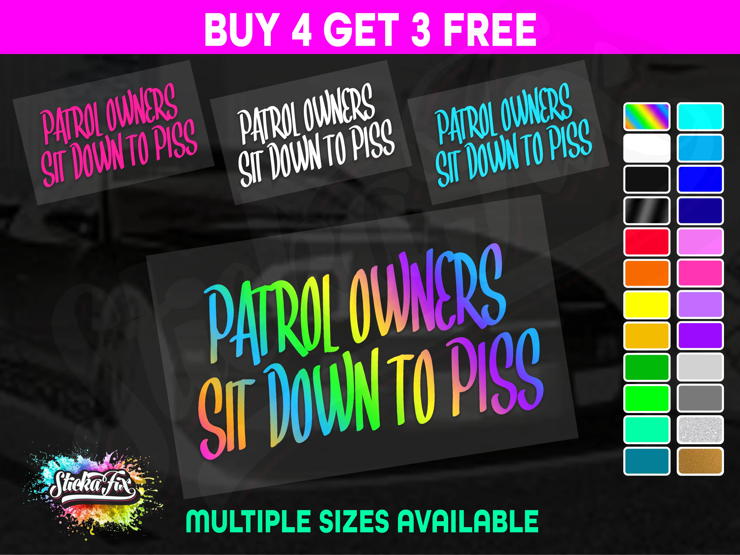 Patrol Owners Sit Down To Piss