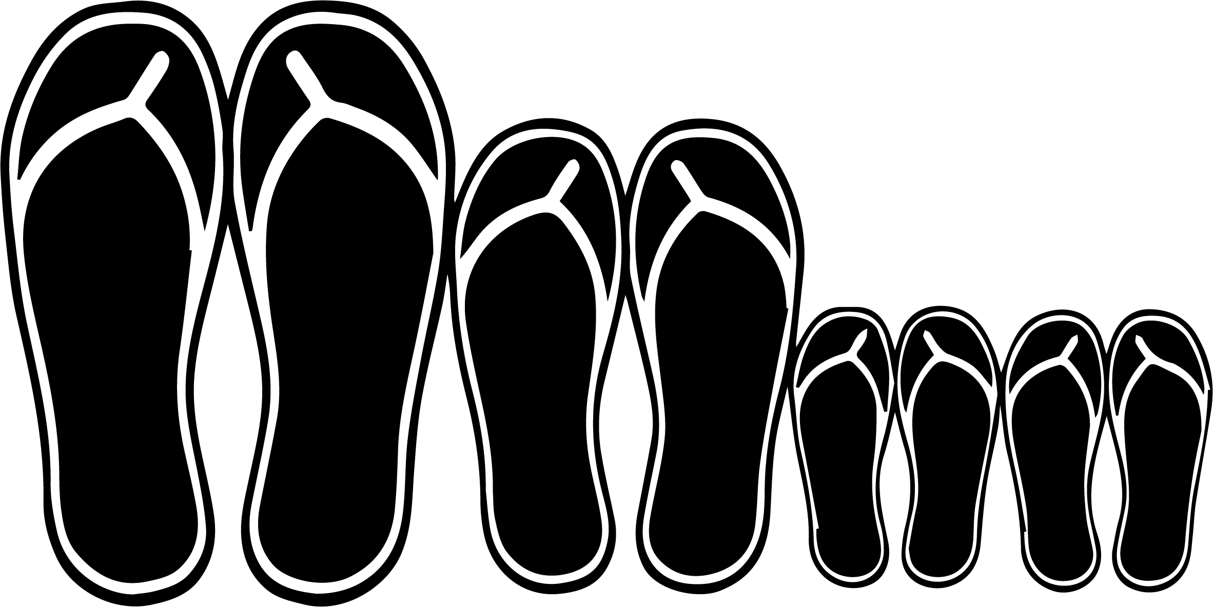 4 Pairs Of Thongs
