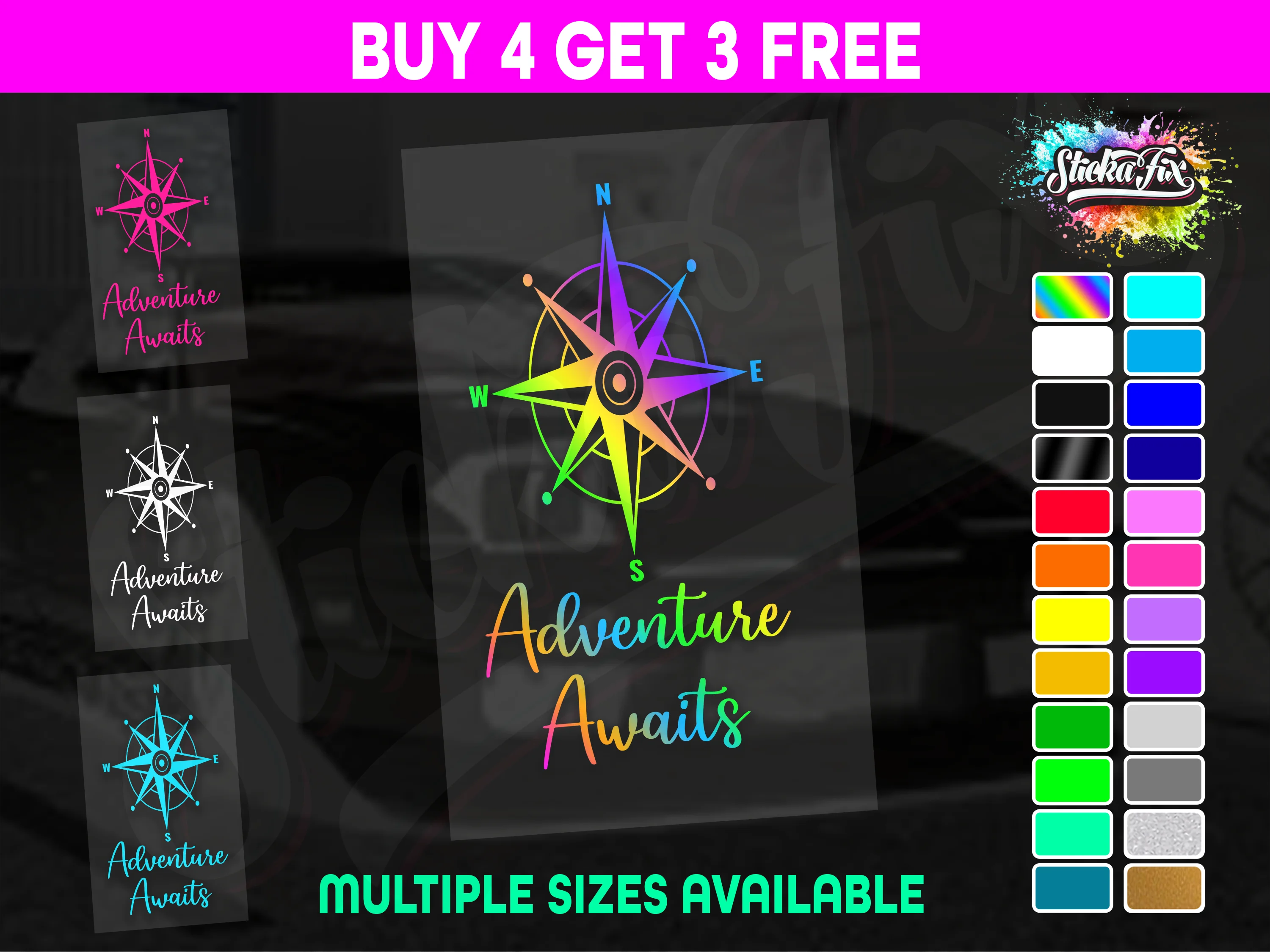 Adventure Awaits Compass