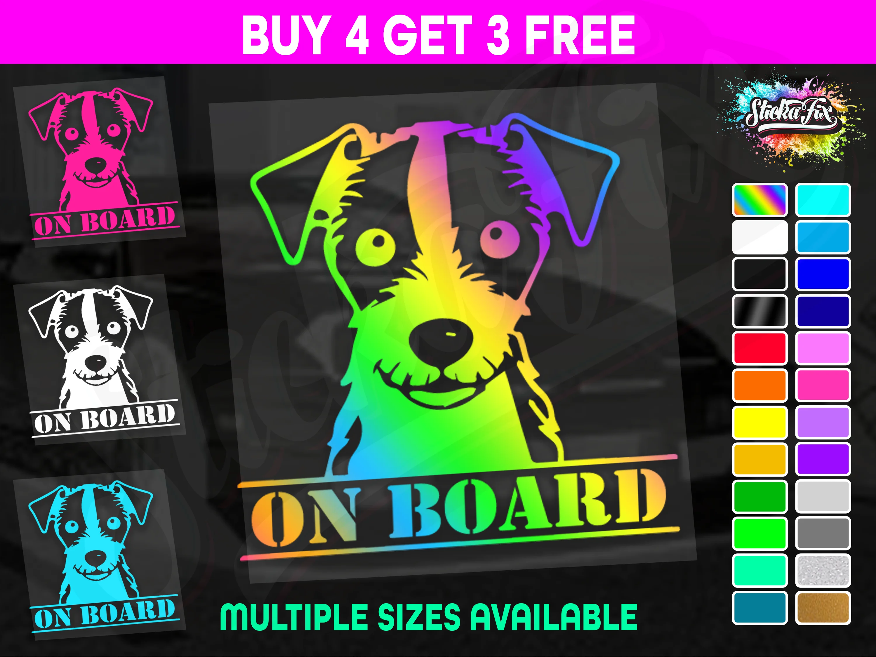 Jack Russell Terrier On Board