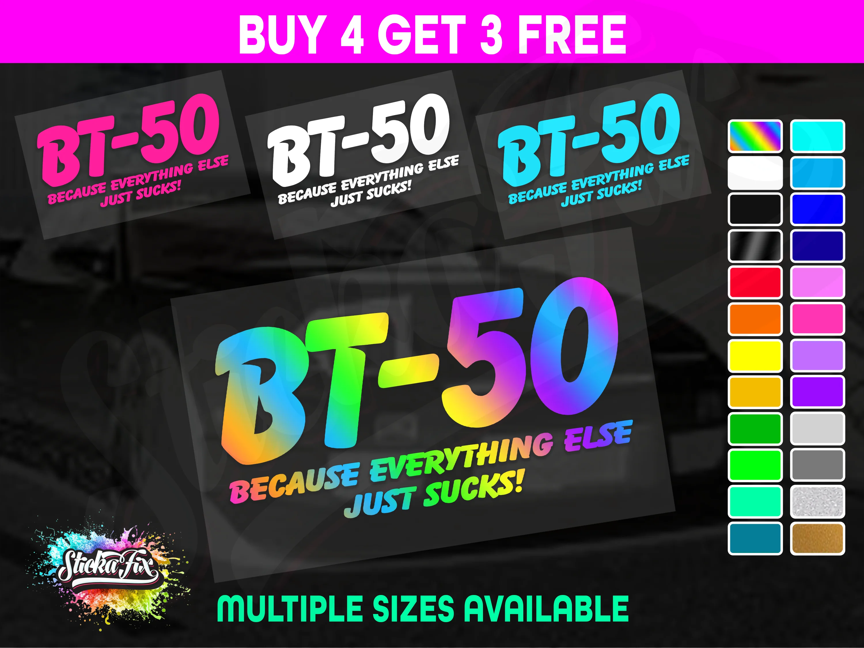 BT50 Because Everything Else Just Sucks