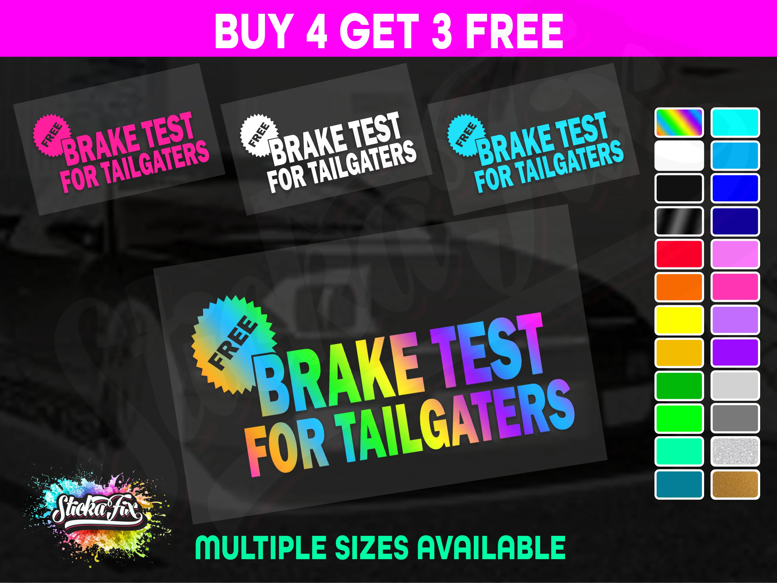 Free Brake Test For Tailgaters