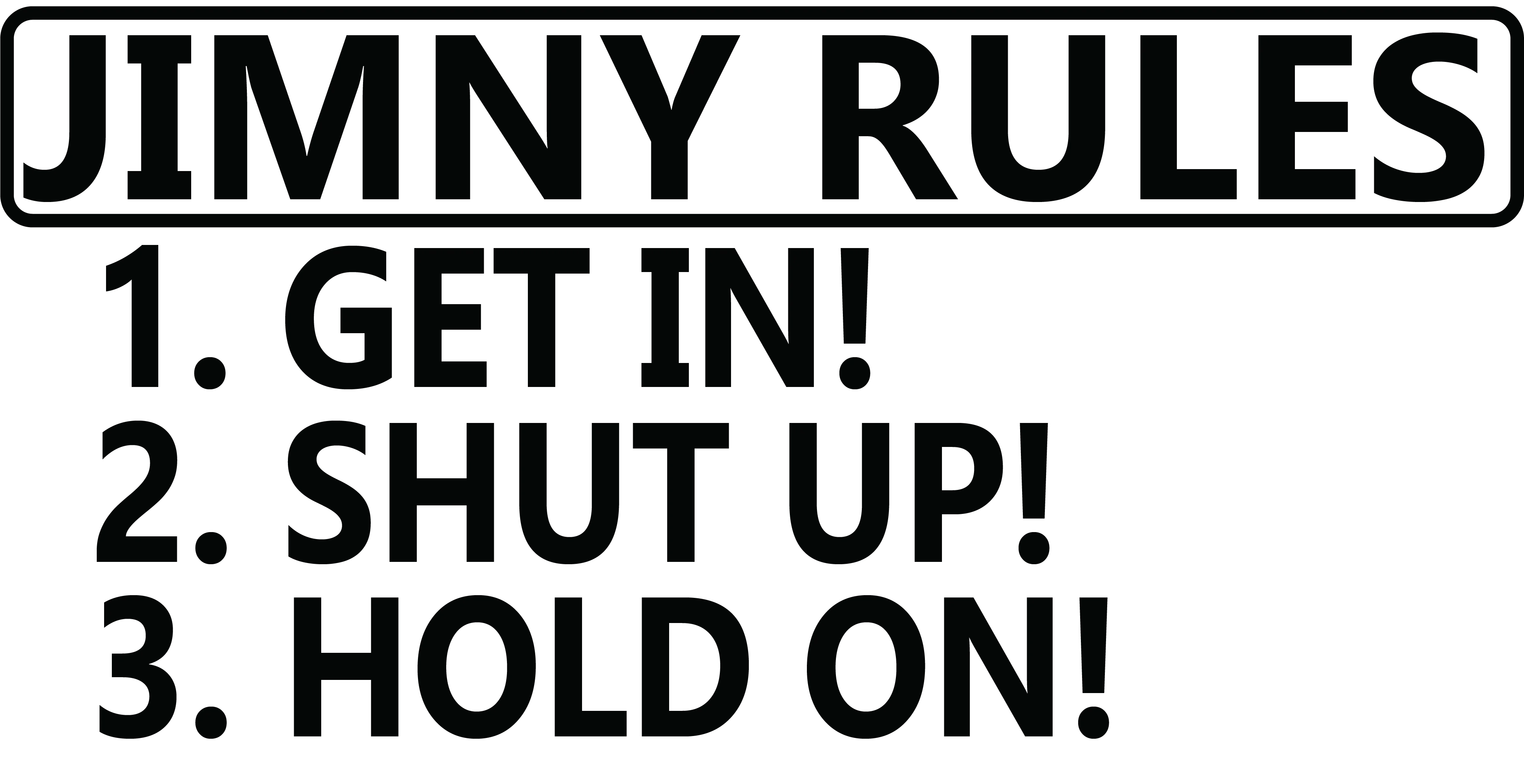 Jimny Rules
