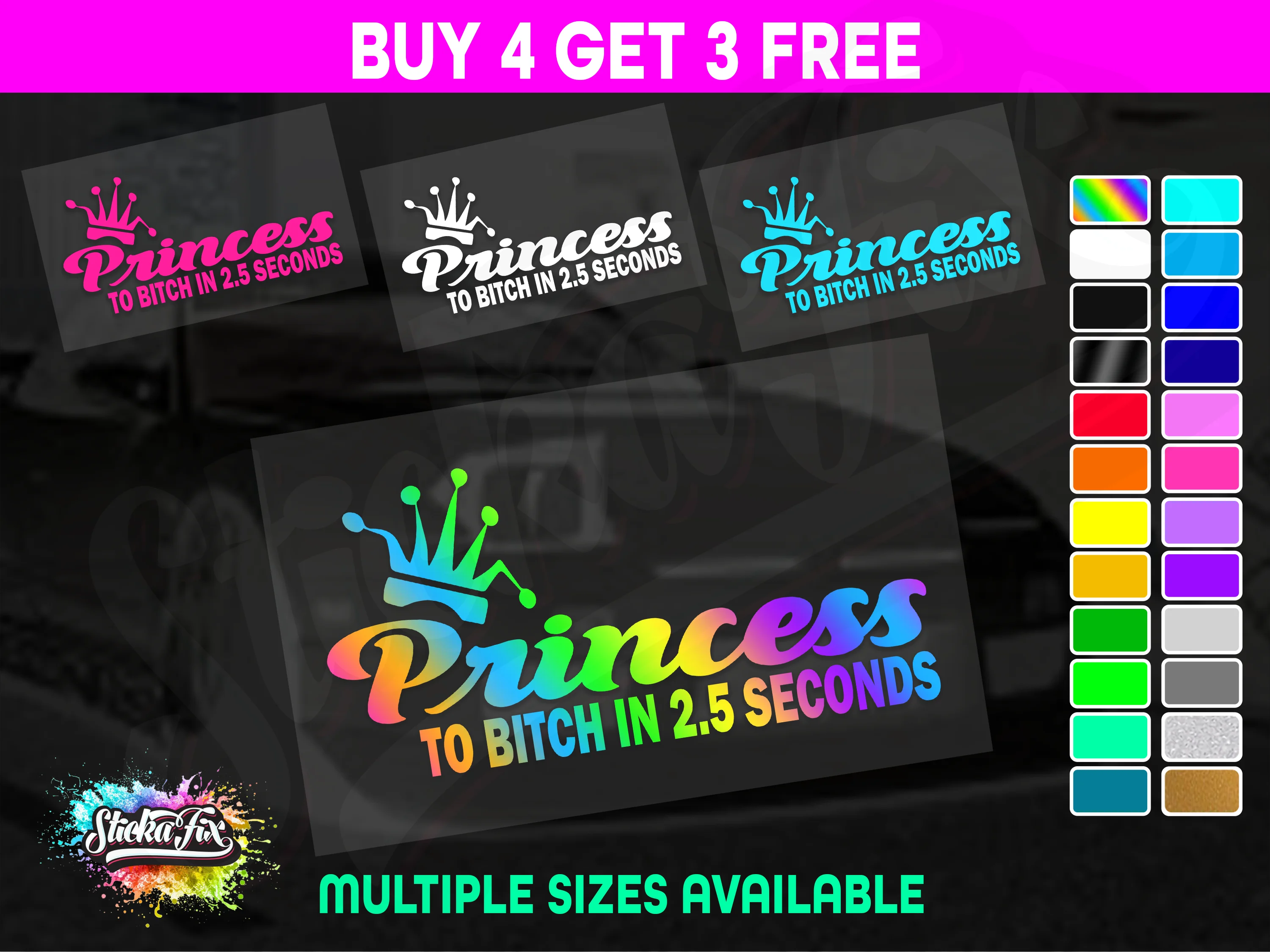 Princess To Bitch In 2.3 Seconds