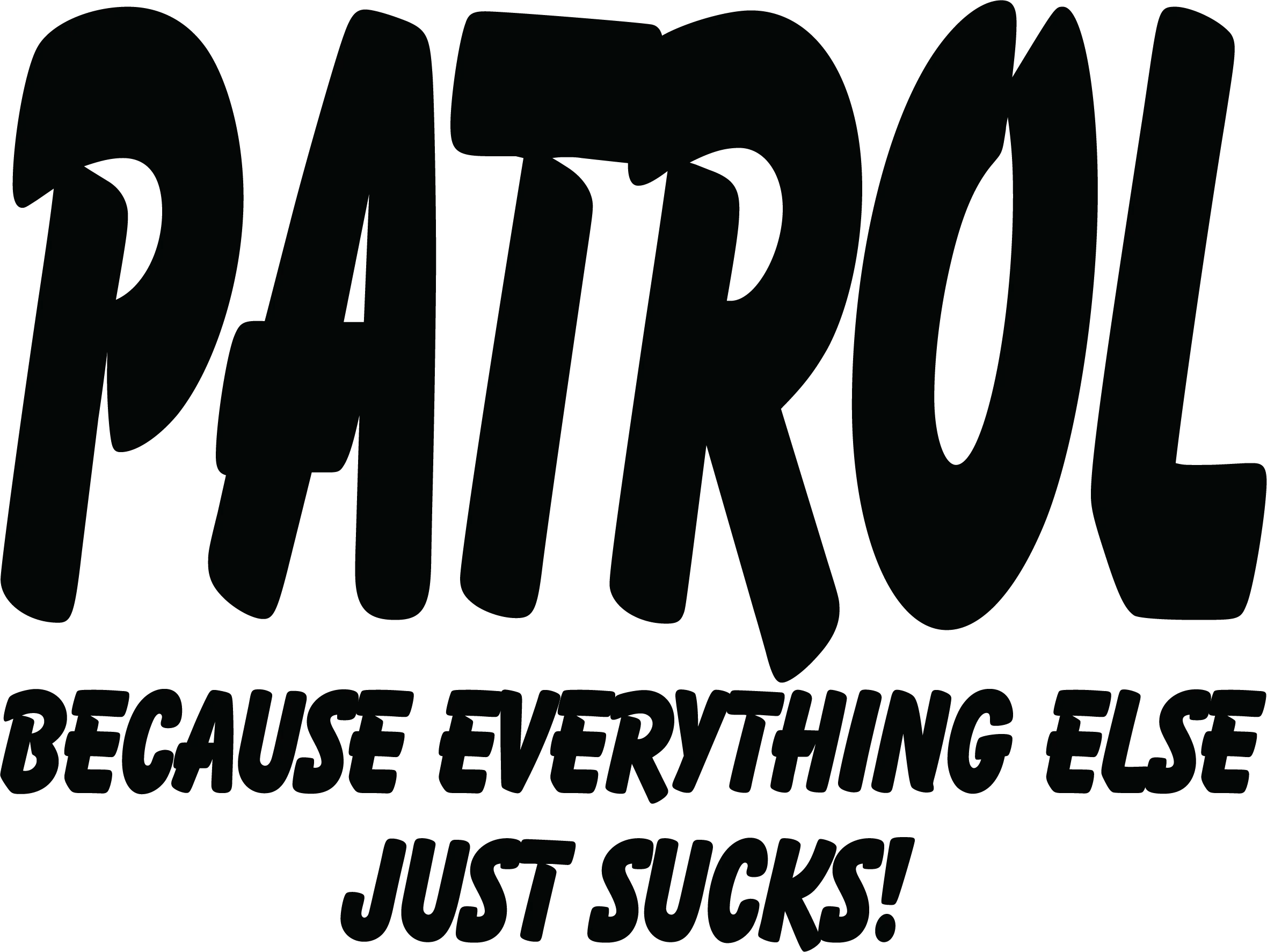 Patrol Because Everything Else Just Sucks