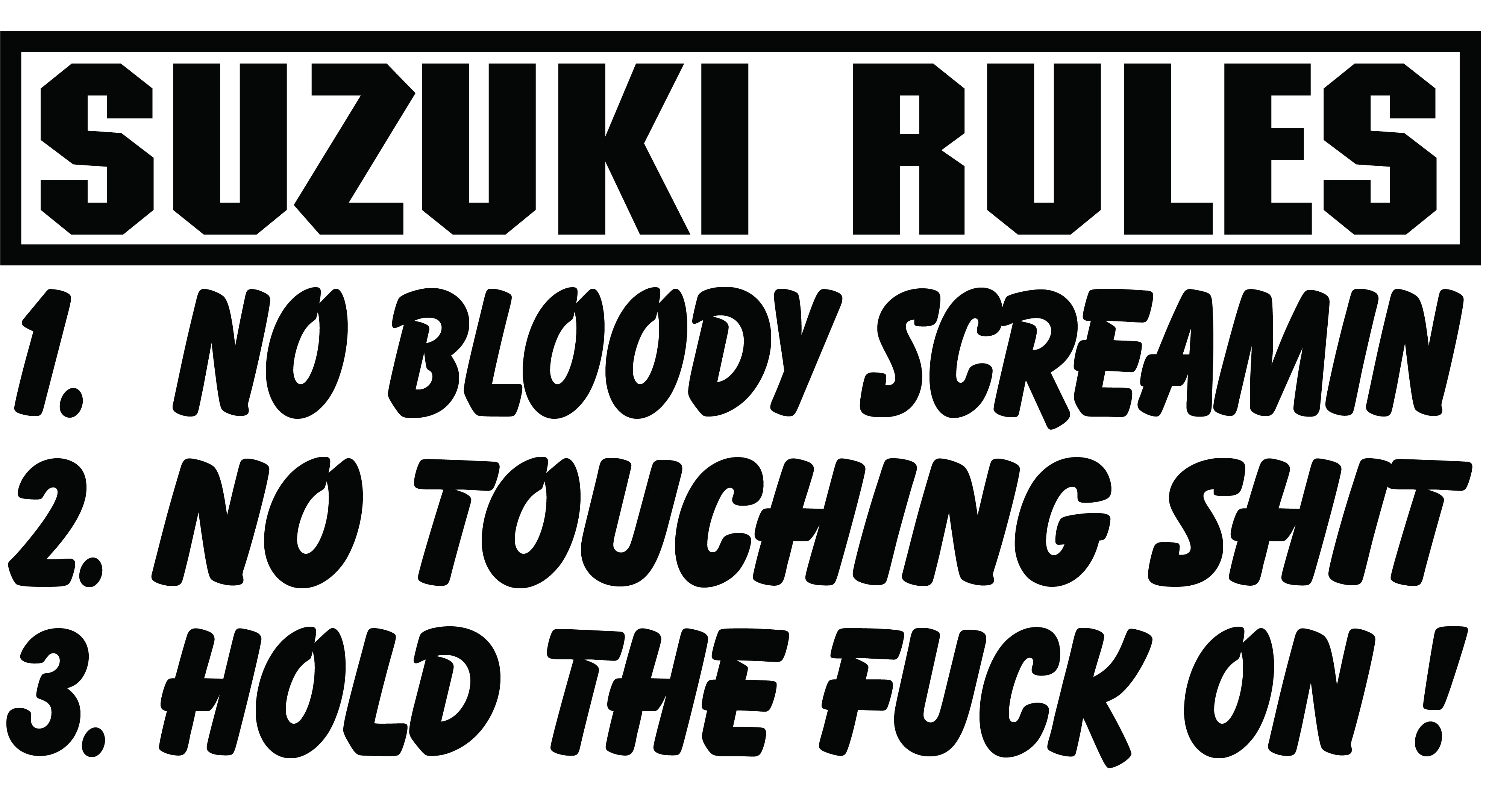 Suzuki Rules