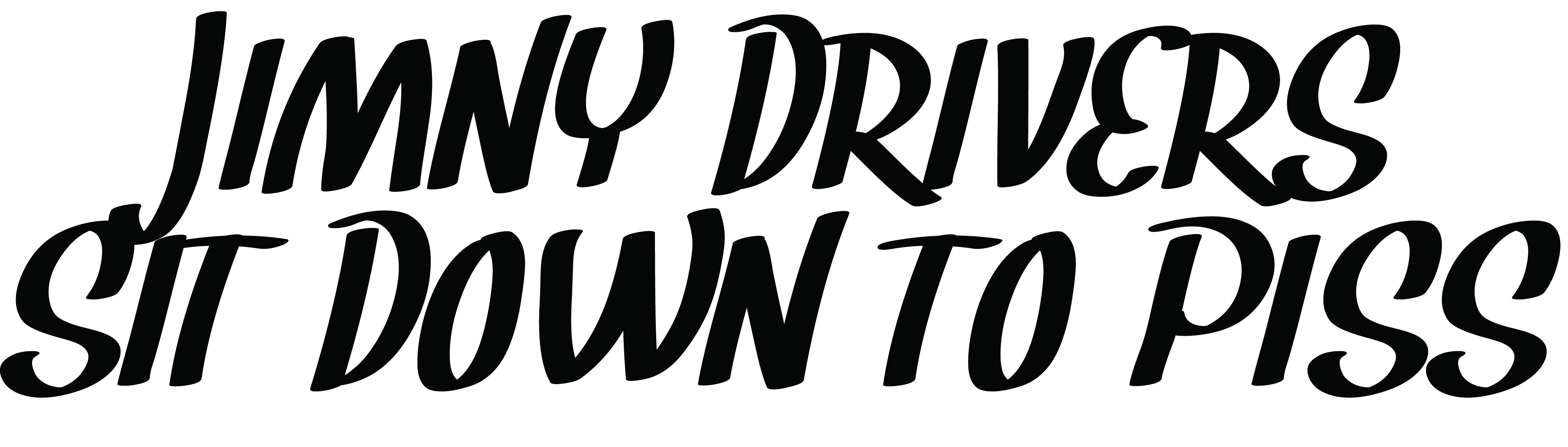 Jimny Drivers Sit Down To Piss