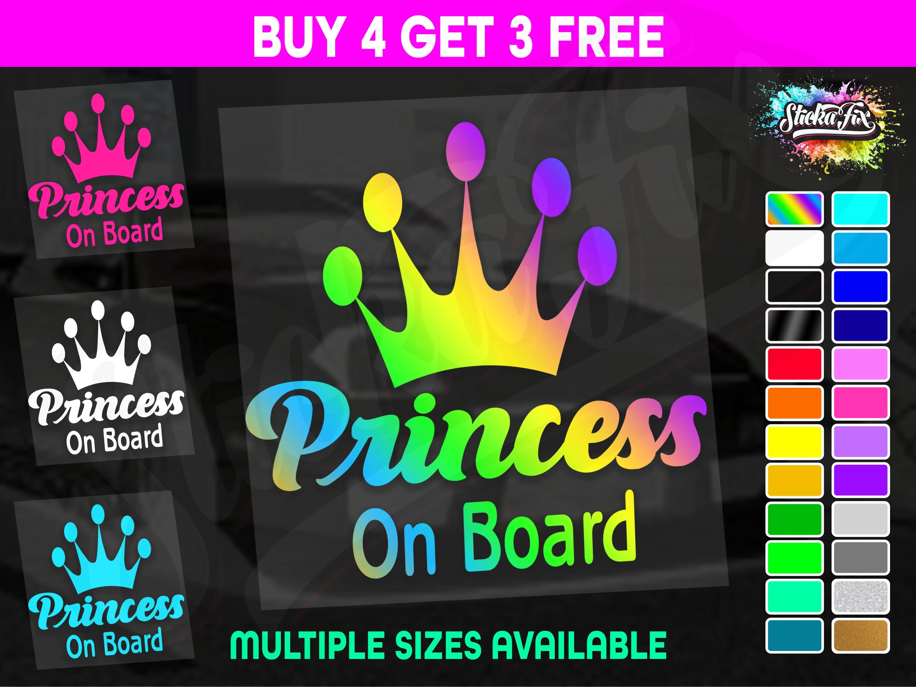 Princess On Board Crown