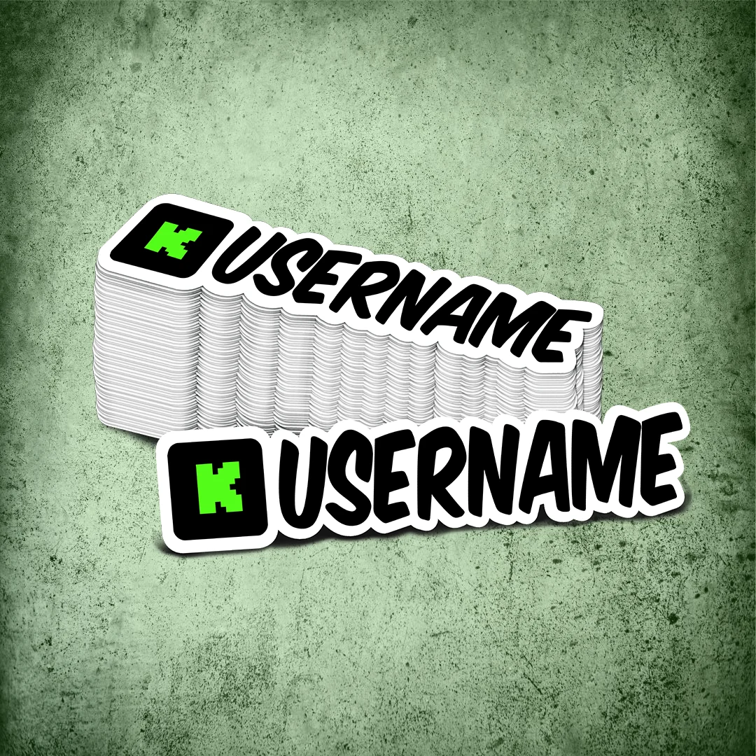 Custom Kick Printed Sticker