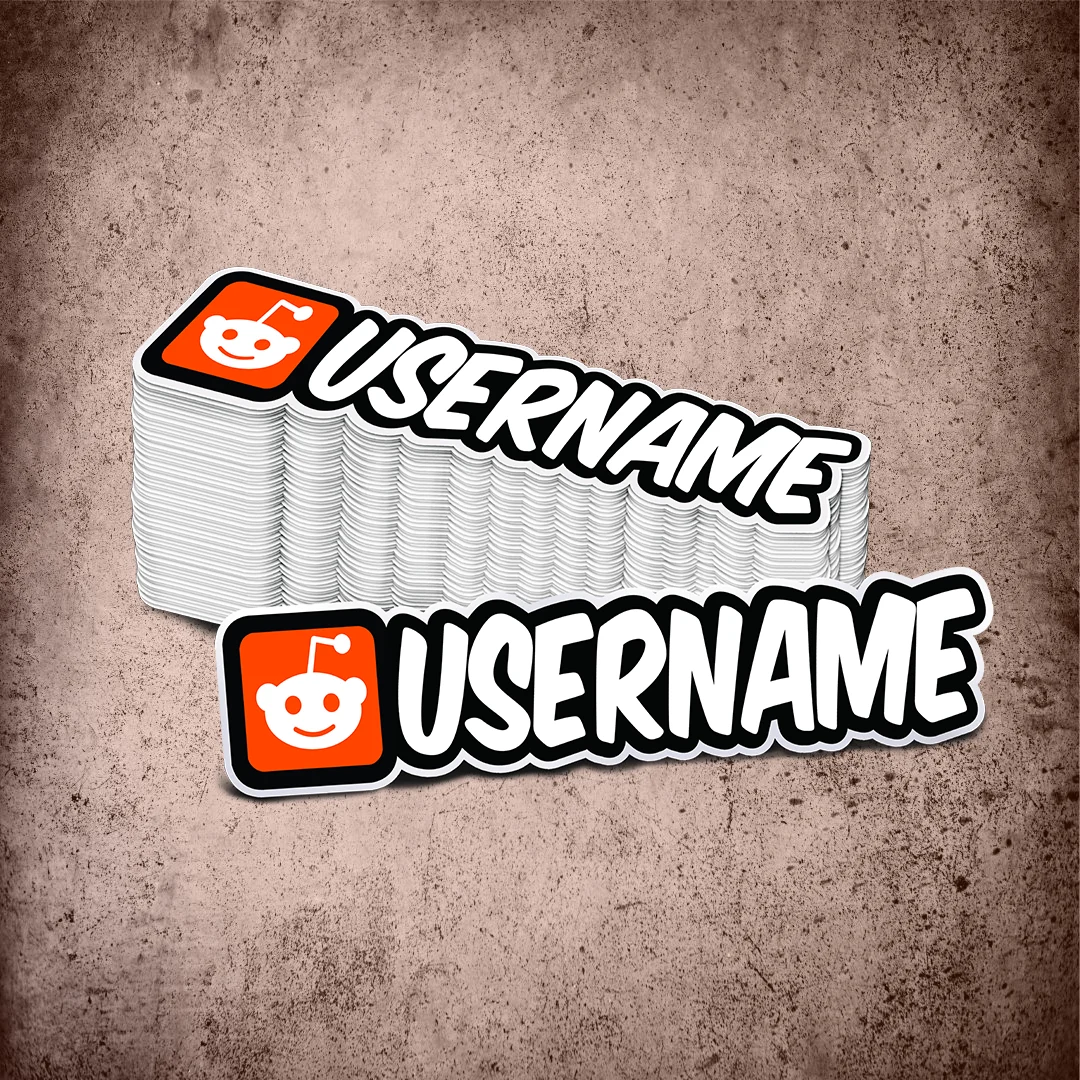 Custom Reddit Printed Sticker