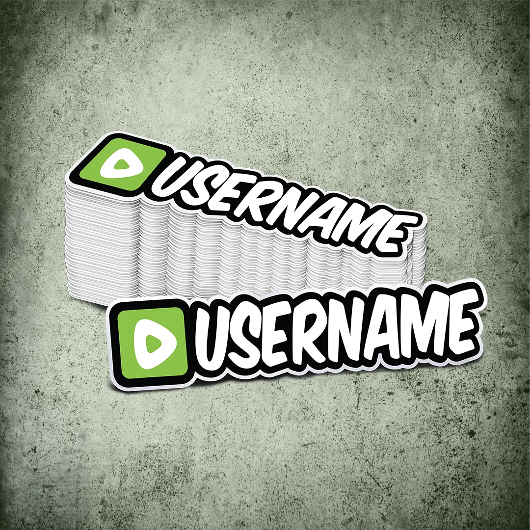 Custom Rumble Printed Sticker