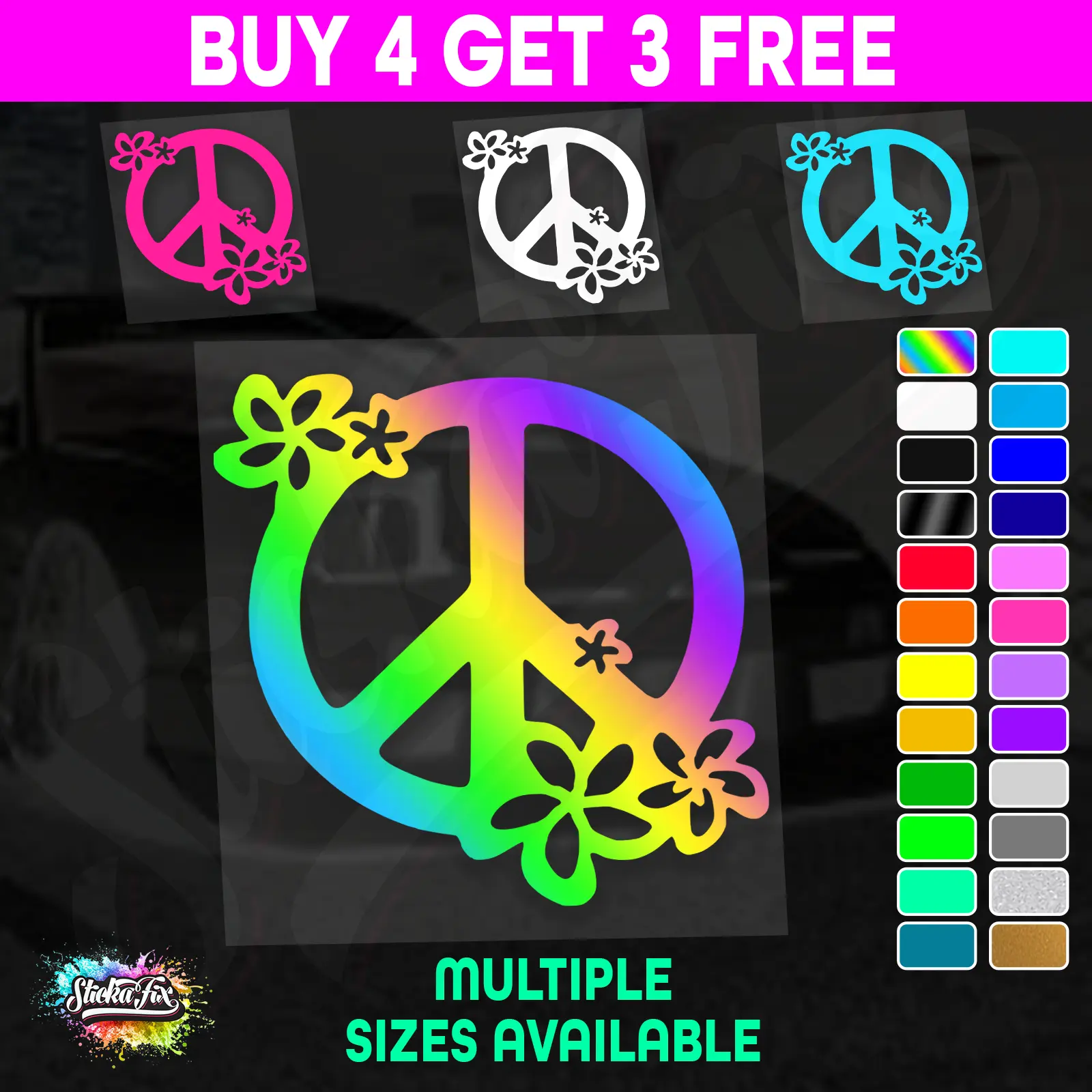 Peace Sign Flowers