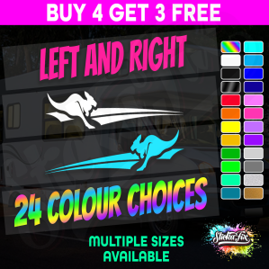 2x Caravan Stripes - Large