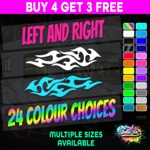 2x Caravan Stripes - Large