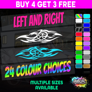 2x Caravan Stripes - Large