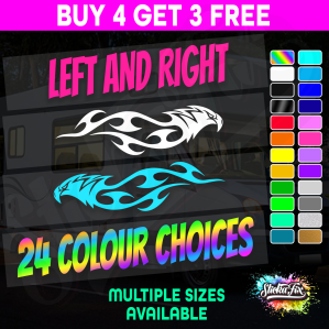 2x Caravan Stripes - Large