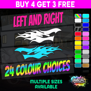 2x Caravan Stripes - Large