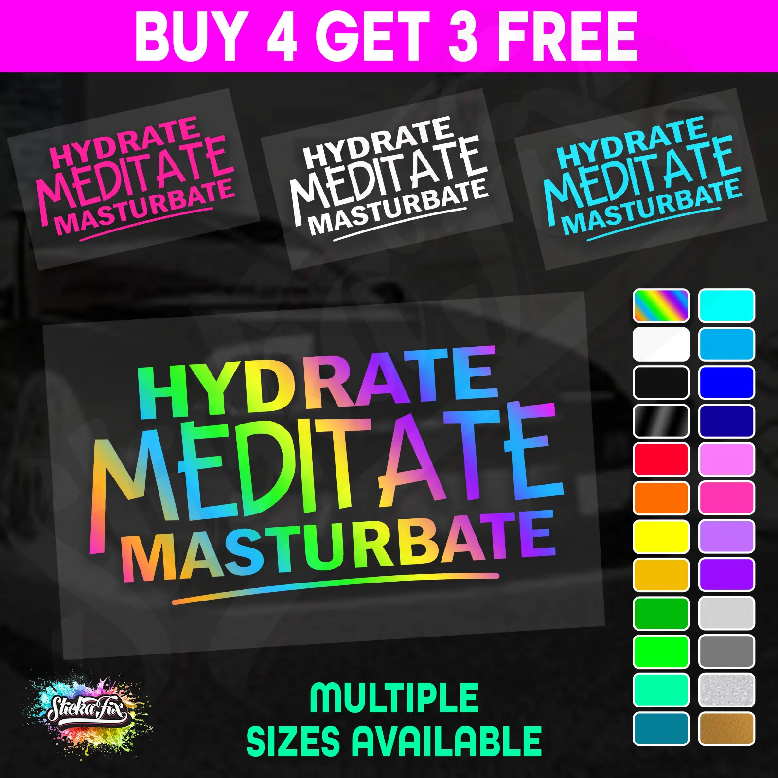 Hydrate Meditate Masturbate