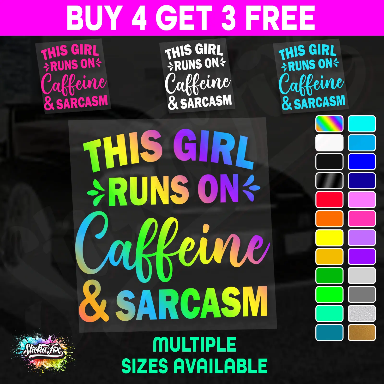 This Girl Runs On Caffeine And Sarcasm