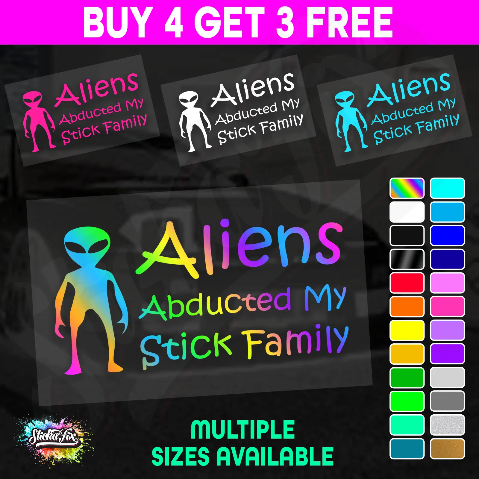 Aliens Abducted My Stick Family