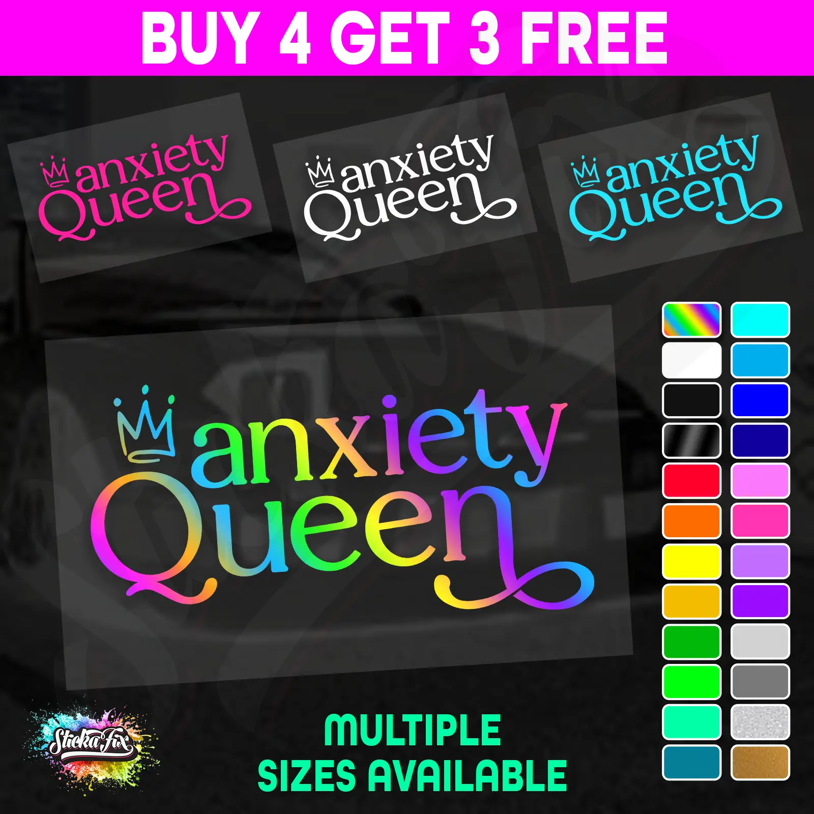 Anxiety Queen Crown