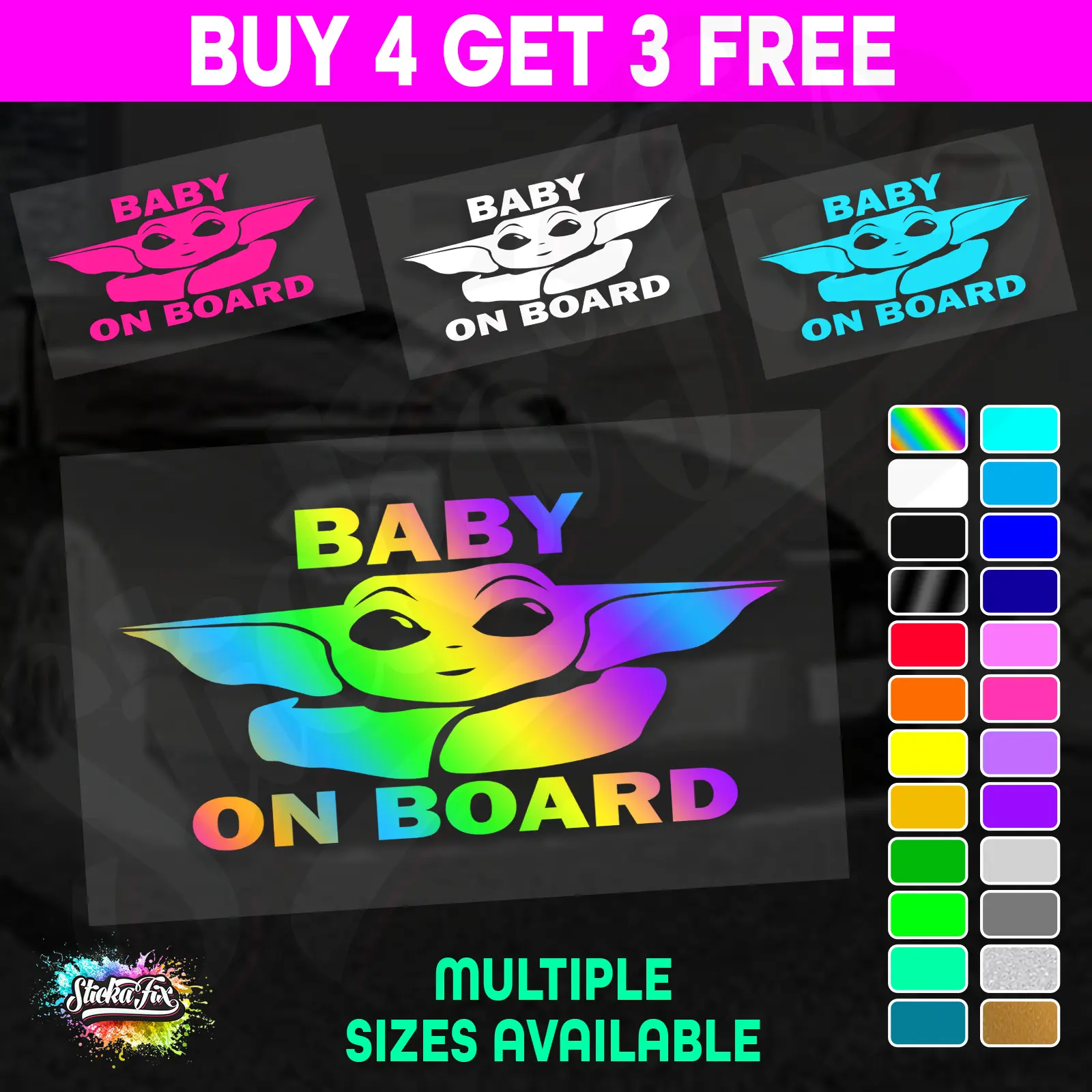 Baby Yoda On Board