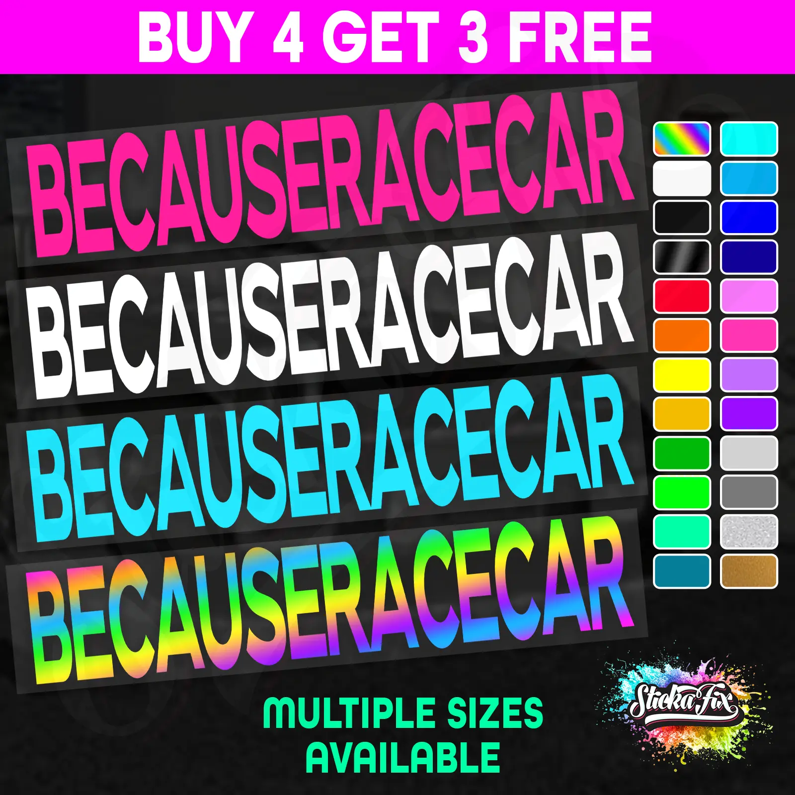 Because Race Car Sill