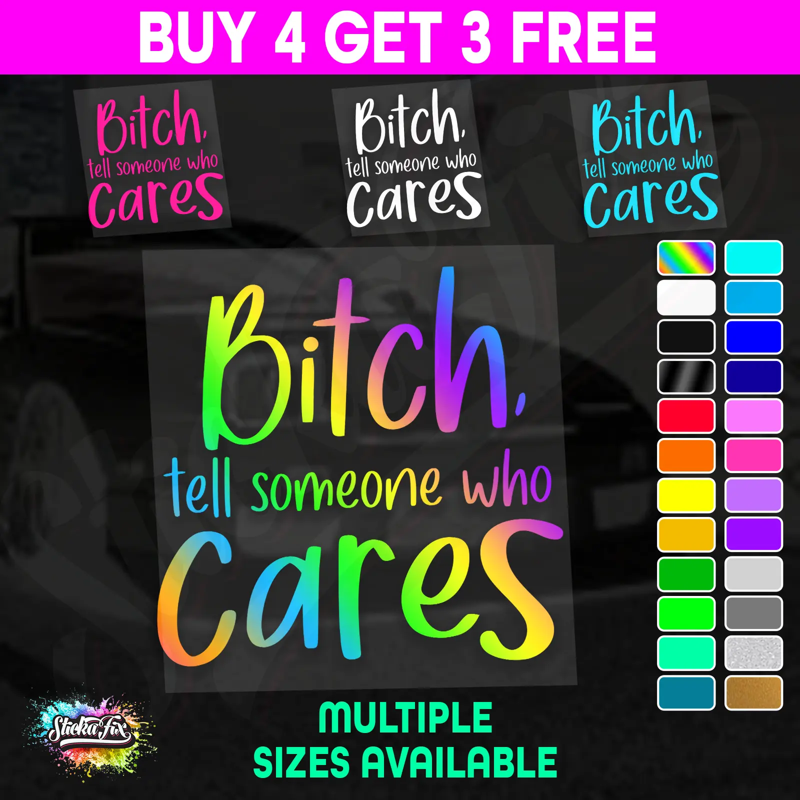 Bitch Tell Someone Who Cares