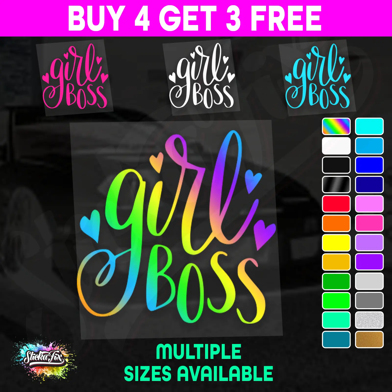 Girl Boss Hearts