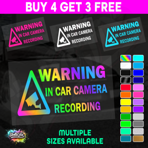 Warning In Car Camera Recording