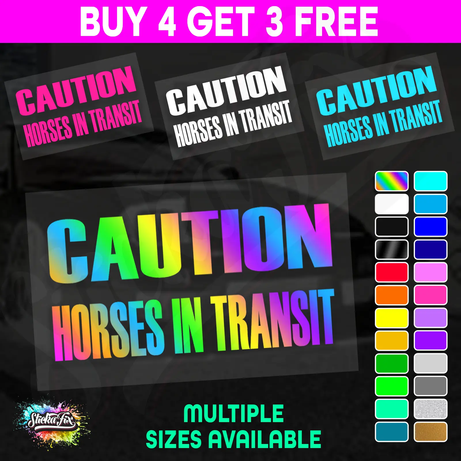 Caution Horses
