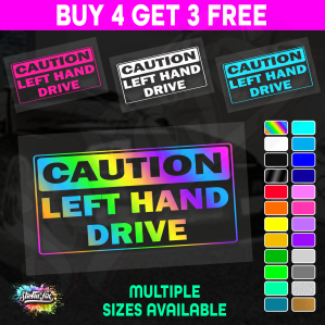 Caution Left Hand Drive