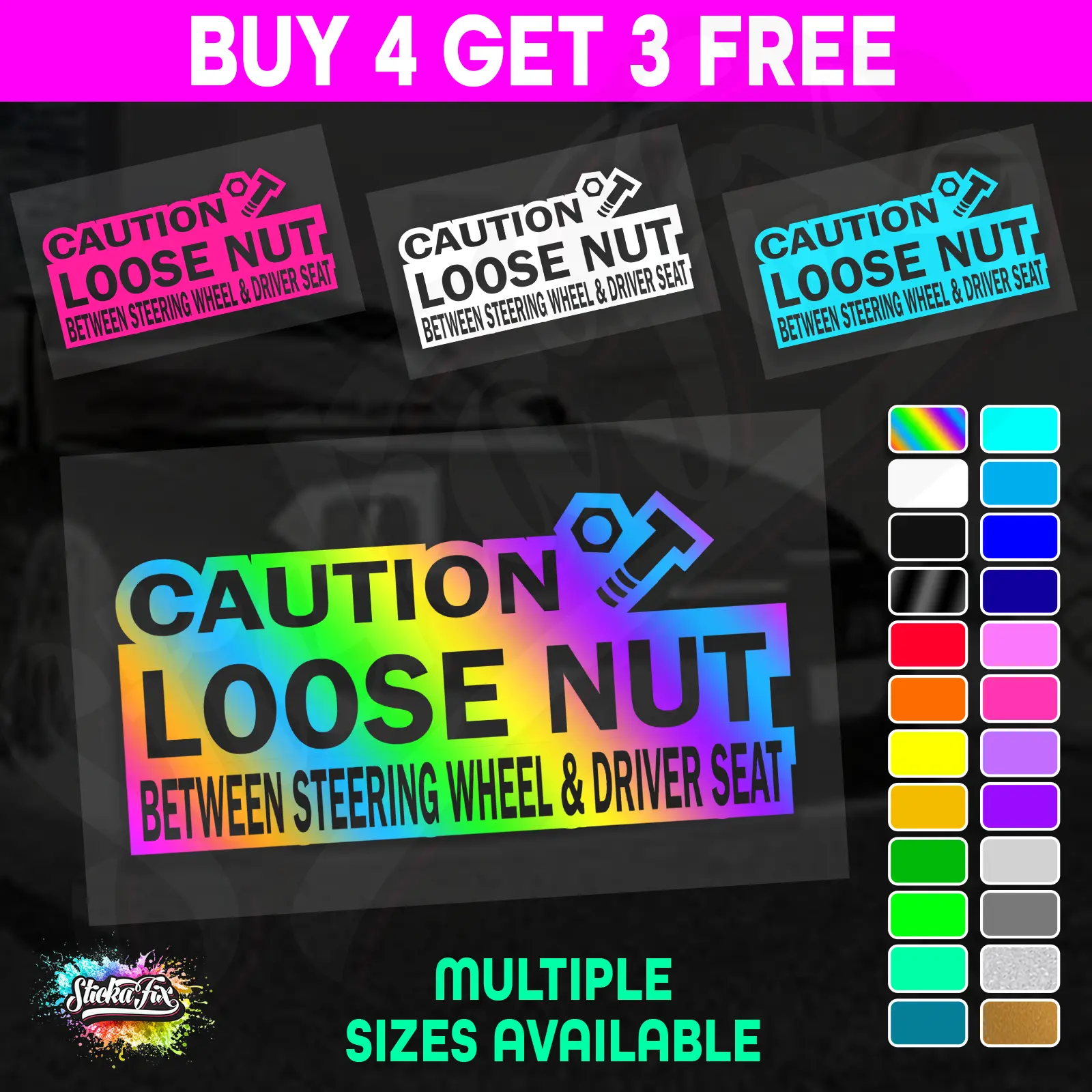 Caution Loose Nut