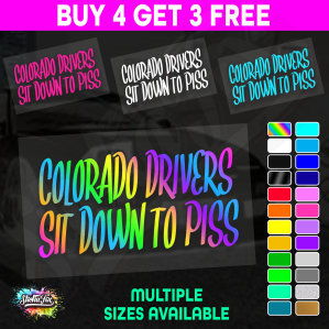 Colorado Drivers Sit Down To Piss