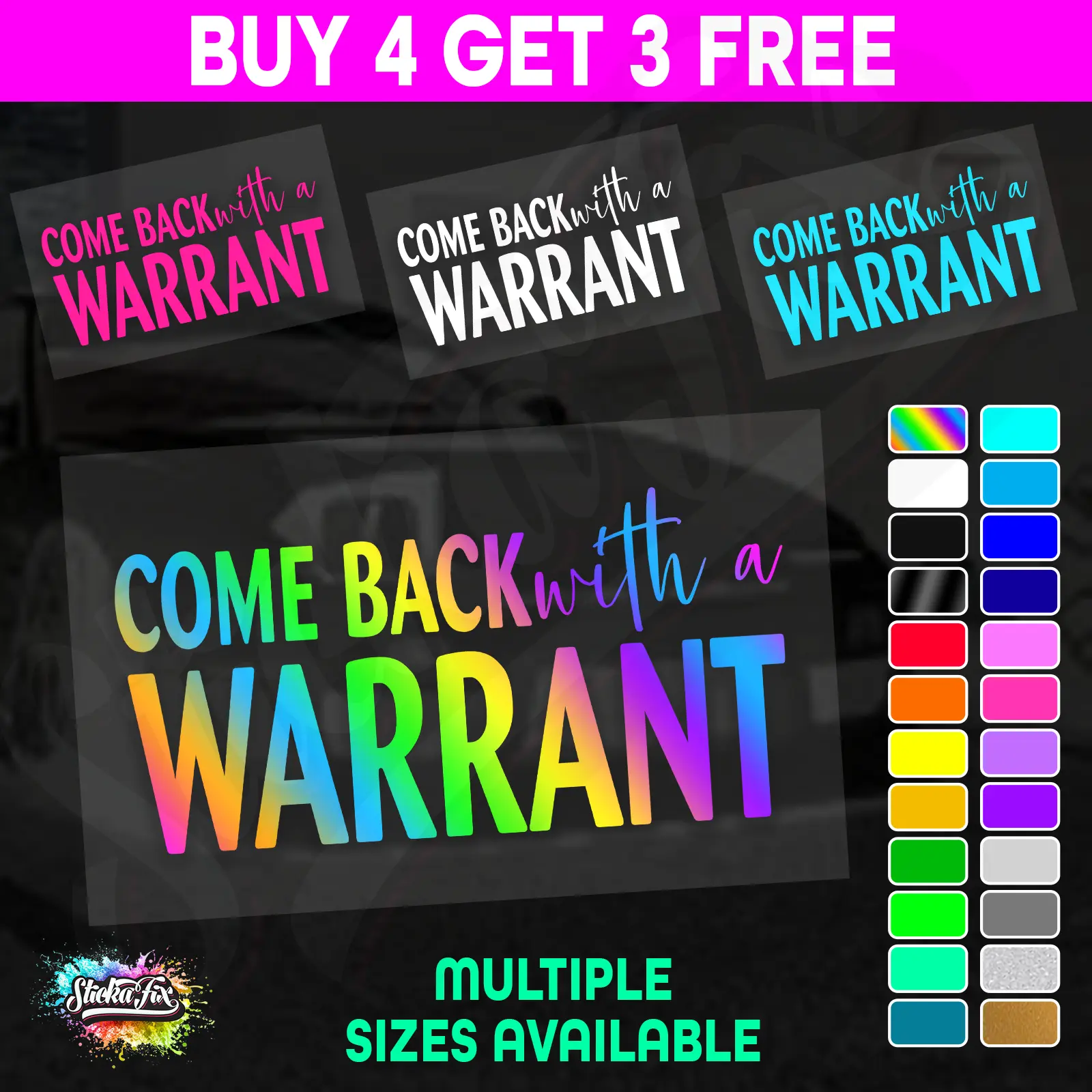 Come Back With A Warrant