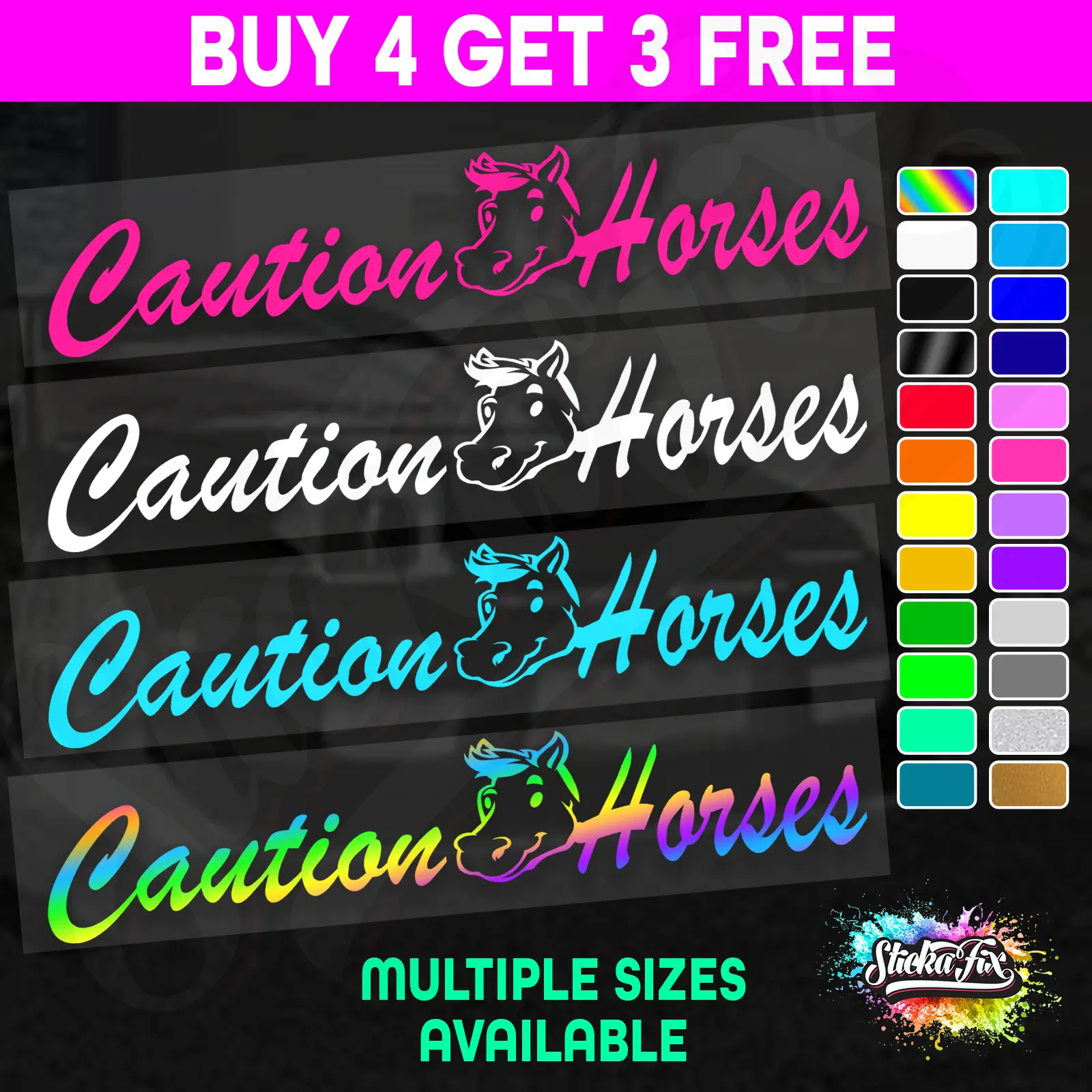 Caution Horses