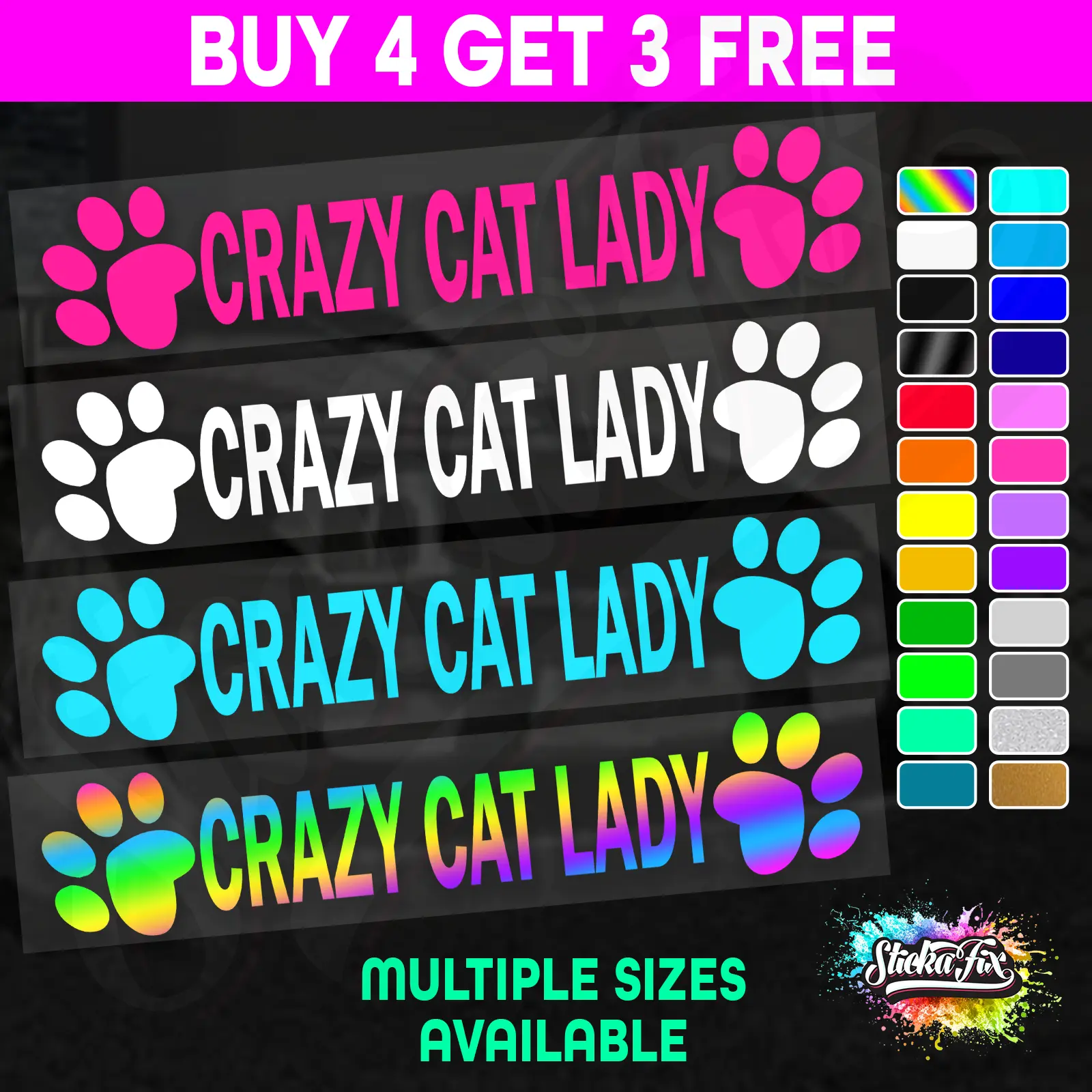 Crazy Cat Lady Paws