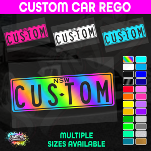 Custom Rego Number Large