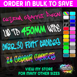 450mm Custom Graffiti