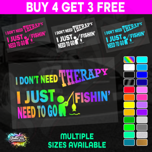 Dont Need Therapy Just Need Fishing