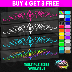 Decorative Swirl Pinstripe