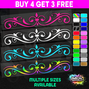 Decorative Swirl Pinstripe